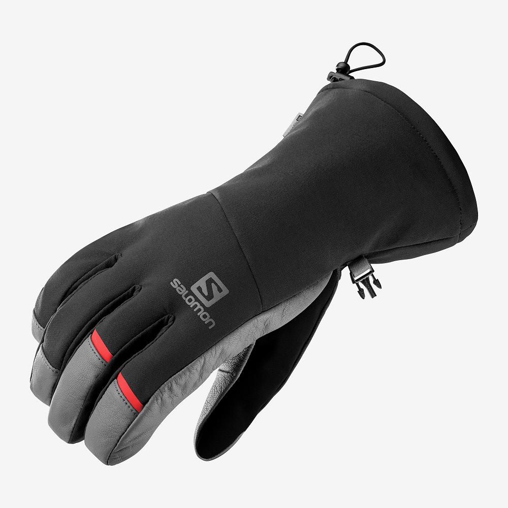 Salomon Israel PROPELLER LONG M - Mens Gloves - Black (QNYW-10264)